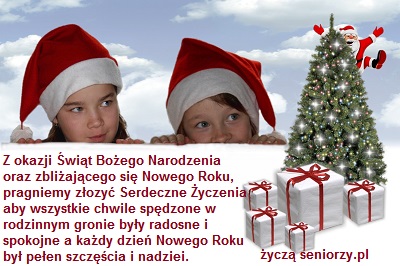 Zyczenia Swiateczne seniorow