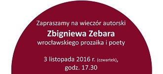 Wieczór autorski Zbigniewa Zebara w bibliotece