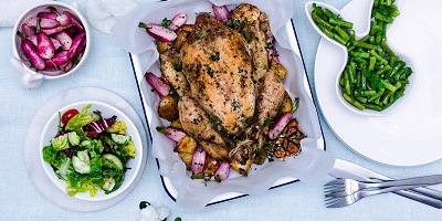 Pieczony Kurczak na Wielkanoc