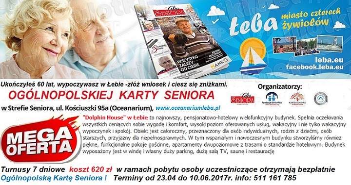 Wypoczynek dla seniorów w Łebie