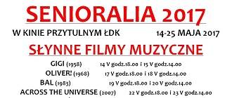 Repertuar Kina Przytulnego w dniach 21 kwietnia - 25 maja 2017.