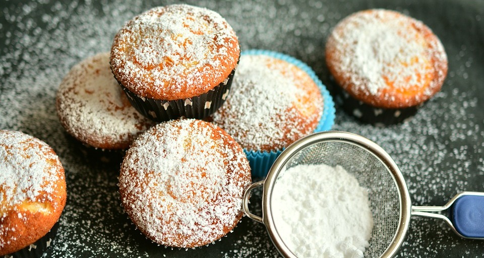 Pachnące muffinki z bananami
