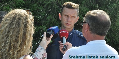 Srebrny listek za szybą