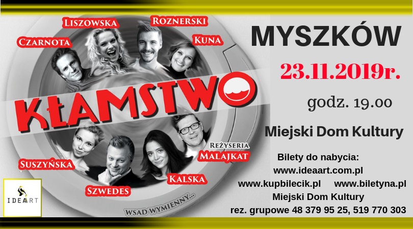 "Kłamstwo" Myszków spektakl komediowy