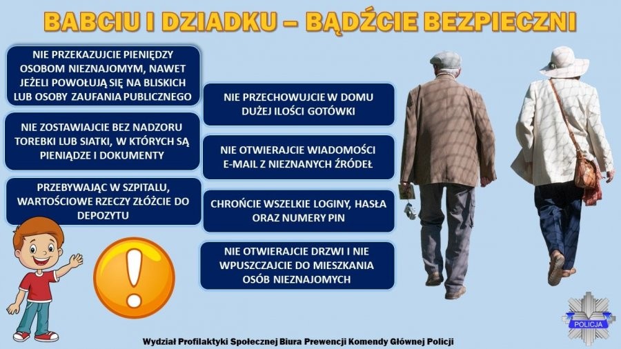 Bezpieczeństwo babć i dziadków