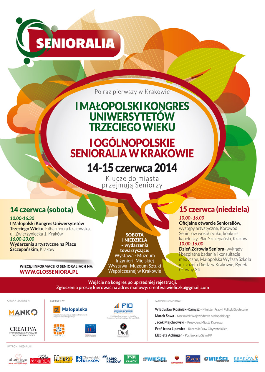 I Ogolnopolskie Senioralia w Krakowie