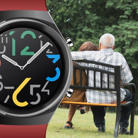 zegarek rubicon rnce68 black red