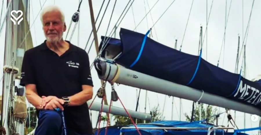 Krzysztof Baranowski znowu na oceanie. 87-letni żeglarz wypłynął w trzeci samotny rejs dookoła świata